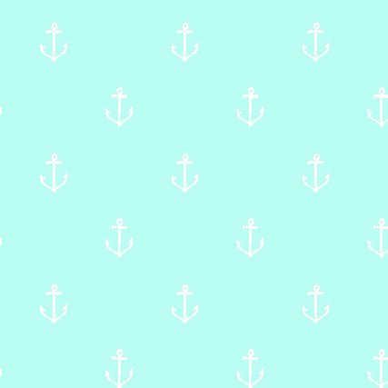 Anchors Away in Seafoam