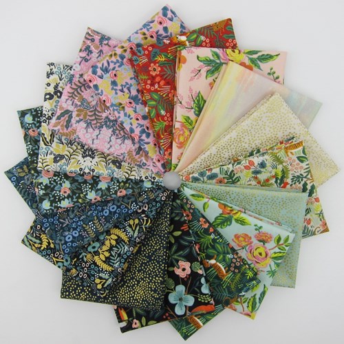 Fabric Scraps Bundle // Rifle Paper Co Cotton // Quilting Fabric