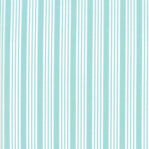 Striped in Aqua