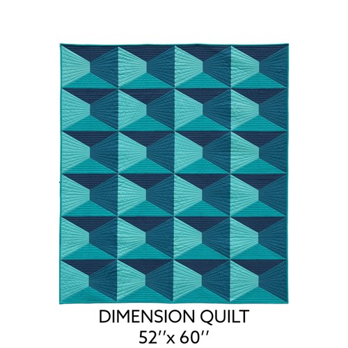 Dimension Quilt Pattern by Nydia Kehnle