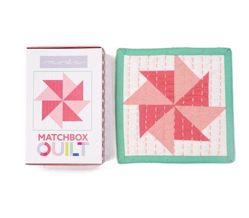 Matchbox Quilt Kit in Coral