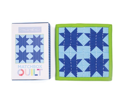Matchbox Quilt Kit in Light Blue