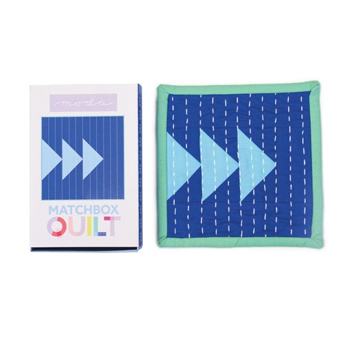 Matchbox Quilt Kit in Blue