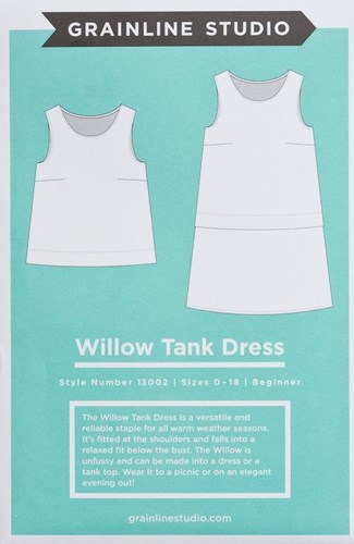 Willow Tank and Dress Pattern by Grainline Studio