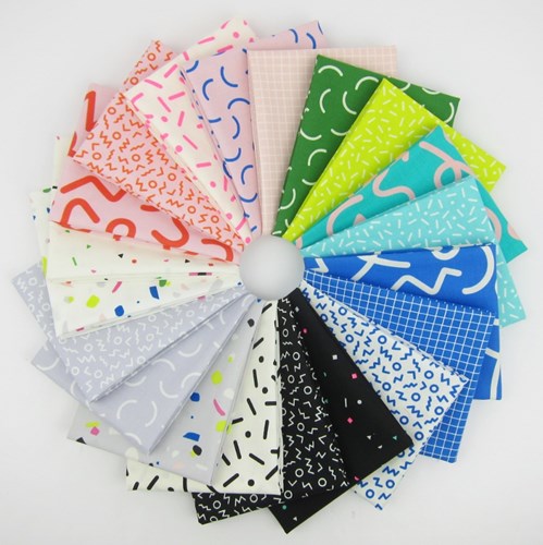 Snap to Grid Favorites Fat Quarter Bundle by Kim Kight