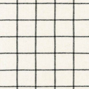 Grid Yarn Dyed Woven - Ivory