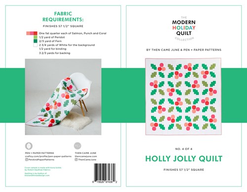 Holly Jolly Quilt Pattern by Then Came June