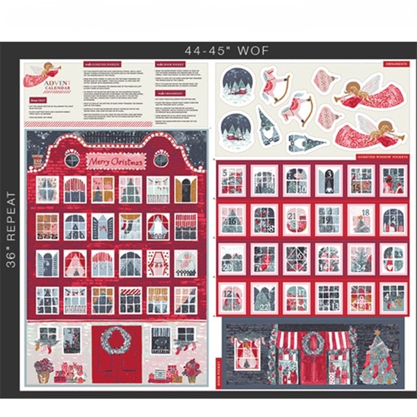 Adventale Advent Calendar Panel | Katarina Roccella | 36" x WOF