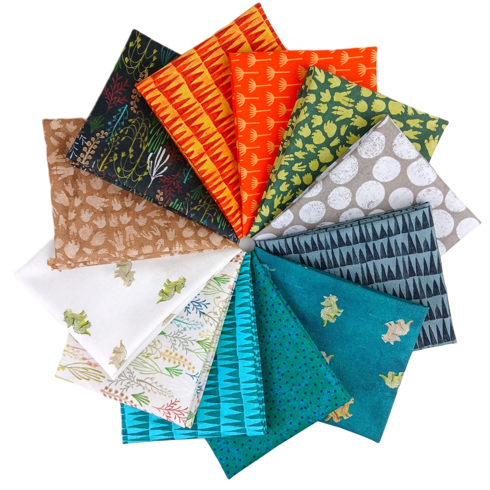 Age of the Dinosaurs Fat Quarter Bundle | Katherine Quinn | 12 FQs