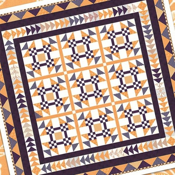 All Hallow's Eve Medallion Quilt Kit