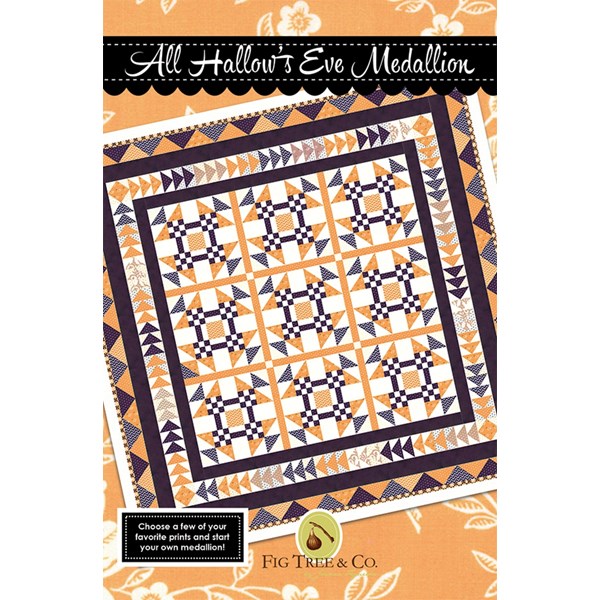 All Hallow's Eve Medallion Quilt Pattern