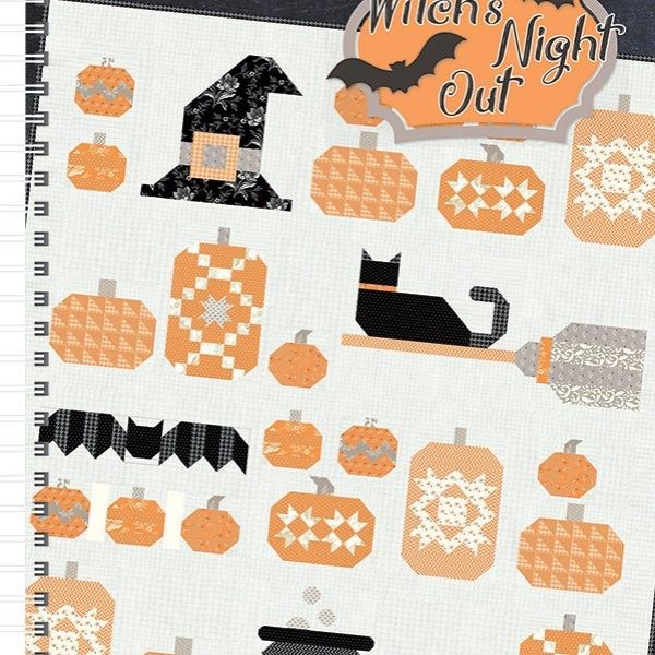 All Hallow's Eve Witch's Night Out Quilt Kit