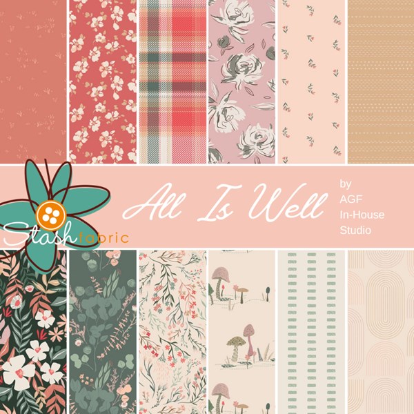 All Is Well Half Yard Bundle | AGF Studio | 12 SKUs