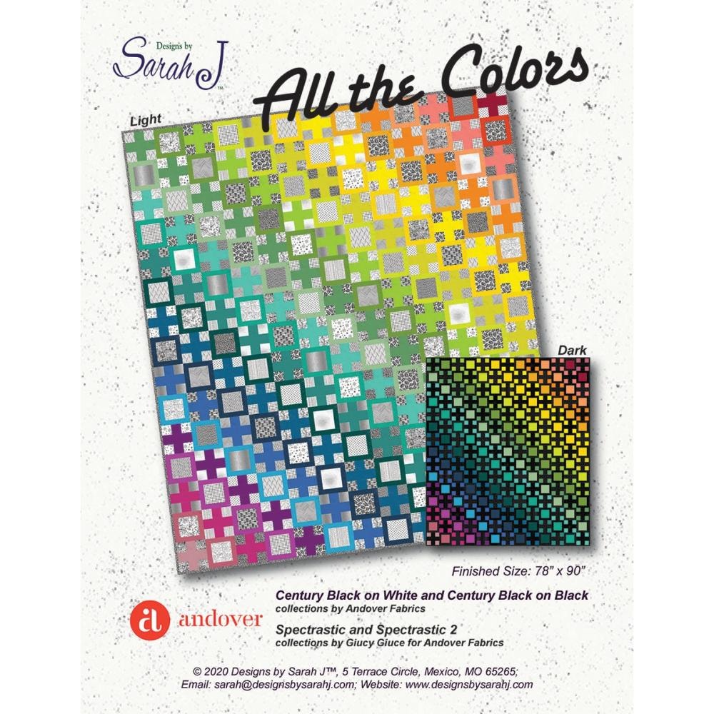 All the Colors Quilt Pattern | Designs by Sarah J.
