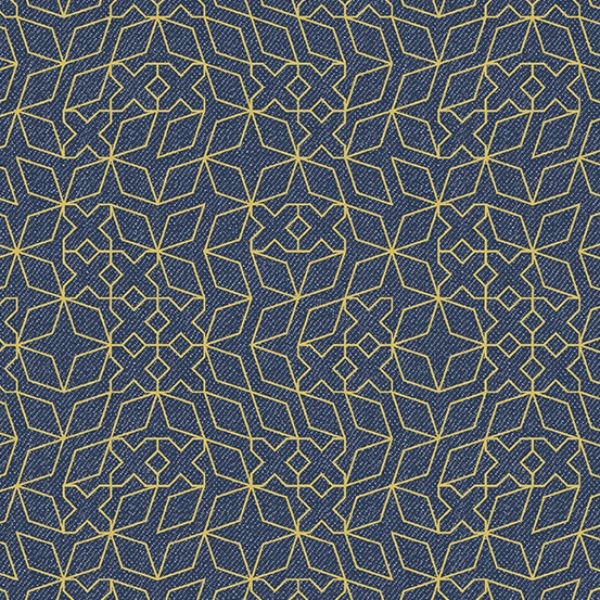 Almost Blue Stitch - Indigo Metallic