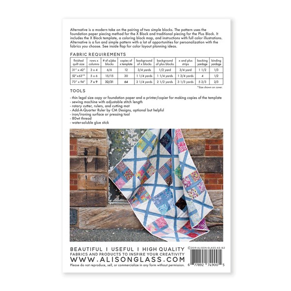 Alternative Quilt Pattern by Alison Glass