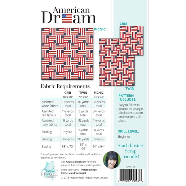 American Dream Quilt Pattern by Angela Pingel