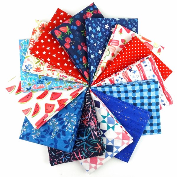 American Summer Fat Quarter Bundle