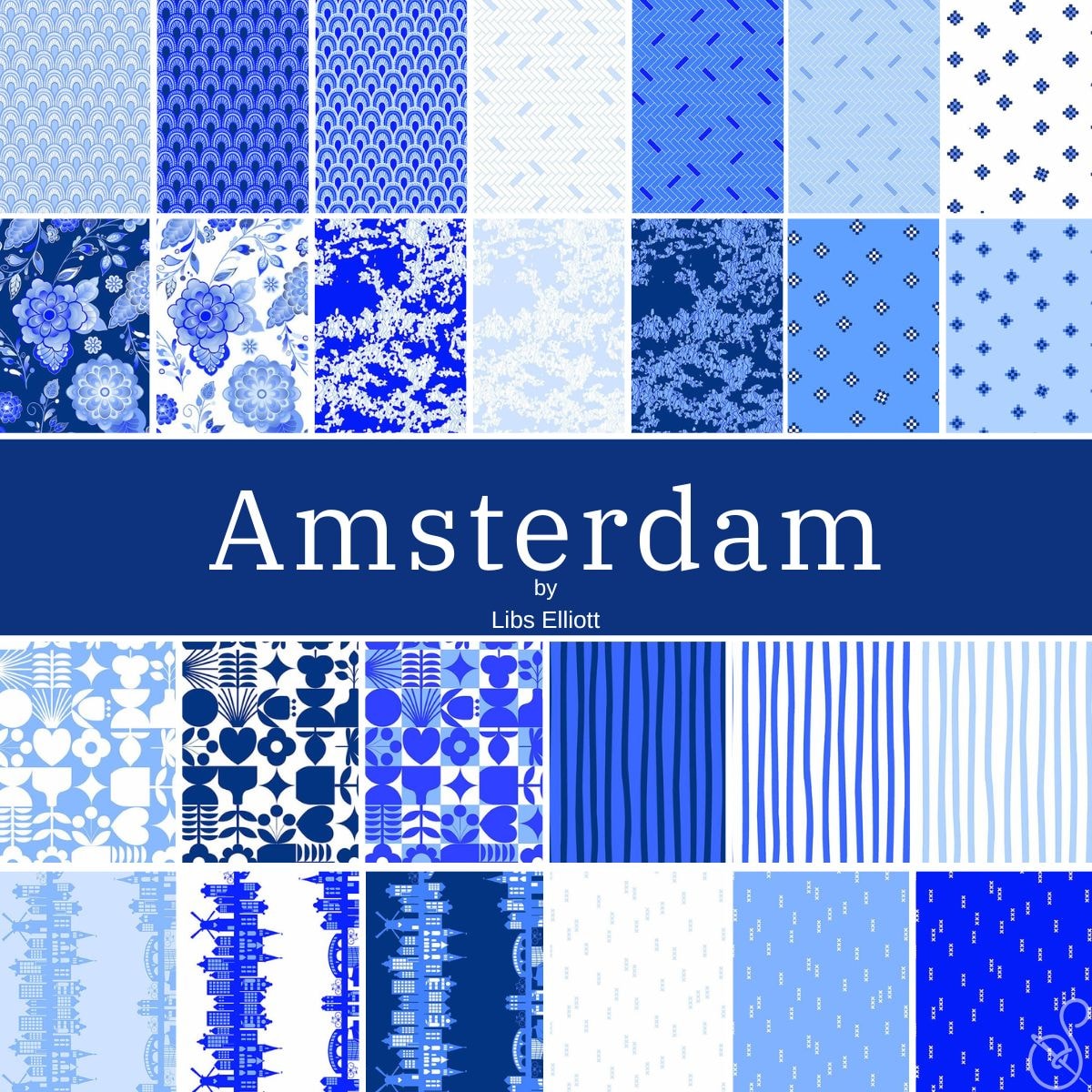 Amsterdam Jelly Roll | Libs Elliott | 40 PCs