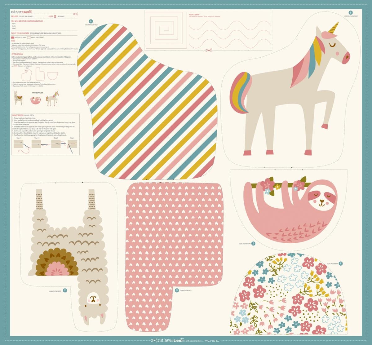 Animal Pillow Panel