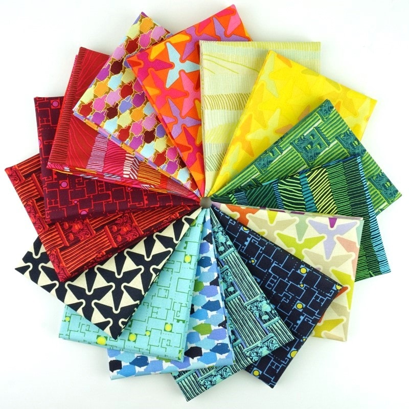 Architecture School Fat Quarter Bundle | William Reue | 15 FQs