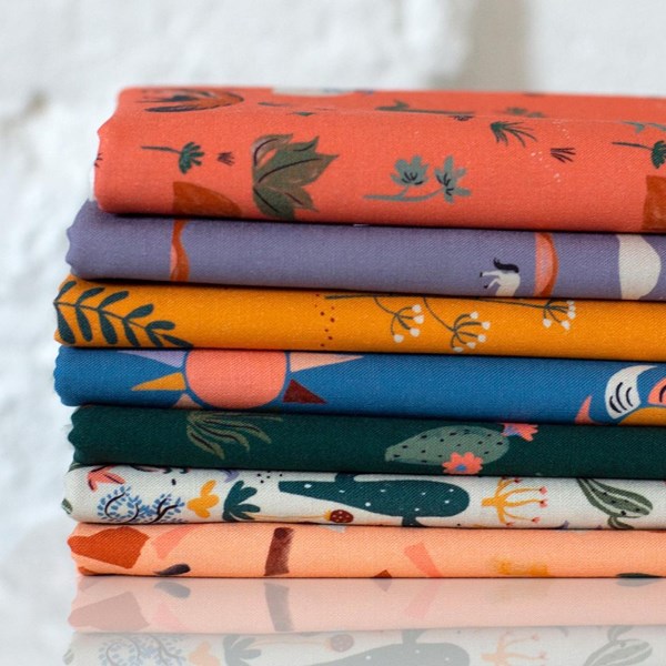 Arid Wilderness Fat Quarter Bundle | Louise Cunningham | 7 FQs