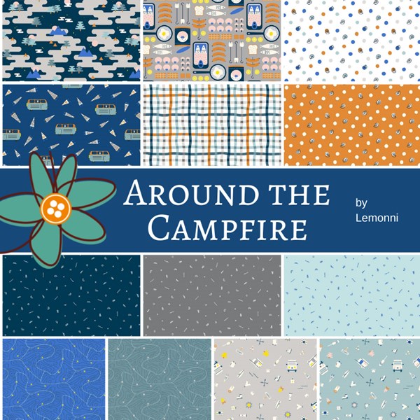 Around the Campfire Fat Quarter Bundle | Lemonni | 13 FQs