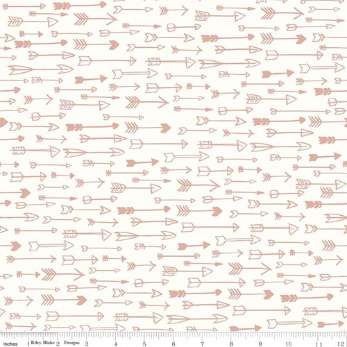Arrows in Cream Rose Gold