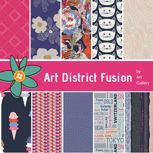Art District Fusion Fat Quarter Bundle 