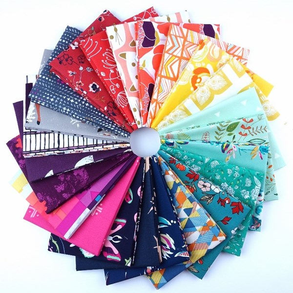 Art Gallery Fabrics Rainbow Fat Quarter Bundle Stash Fabrics