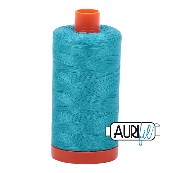 Aurifil 50wt Thread | 1422 Yards - Turquoise 2810