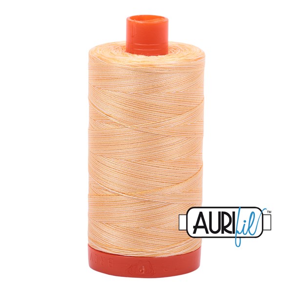 Aurifil 50wt Thread | 1422 Yards - Variegated Golden Glow 3920