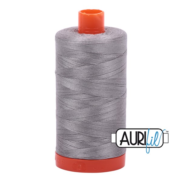 Aurifil 50wt Thread | 1422 Yards - Stainless Steel 2620