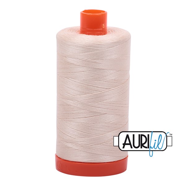Aurifil 50wt Thread | 1422 Yards - Light Sand 2000