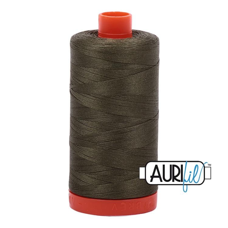 Aurifil 50wt Thread | 1422 Yards - Army Green 2905