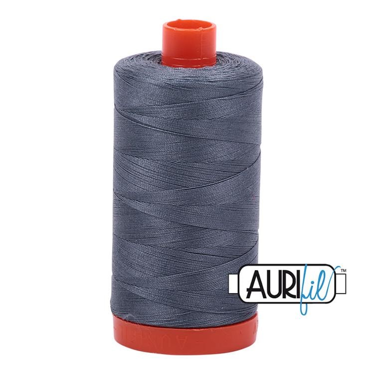 Aurifil 50wt Thread | 1422 Yards - Dark Grey 1246
