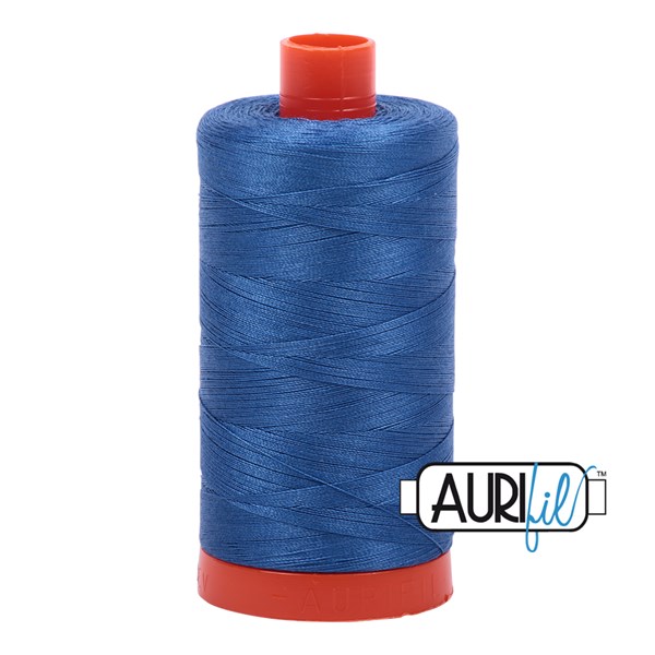 Aurifil 50wt Thread | 1422 Yards - Delft Blue 2730