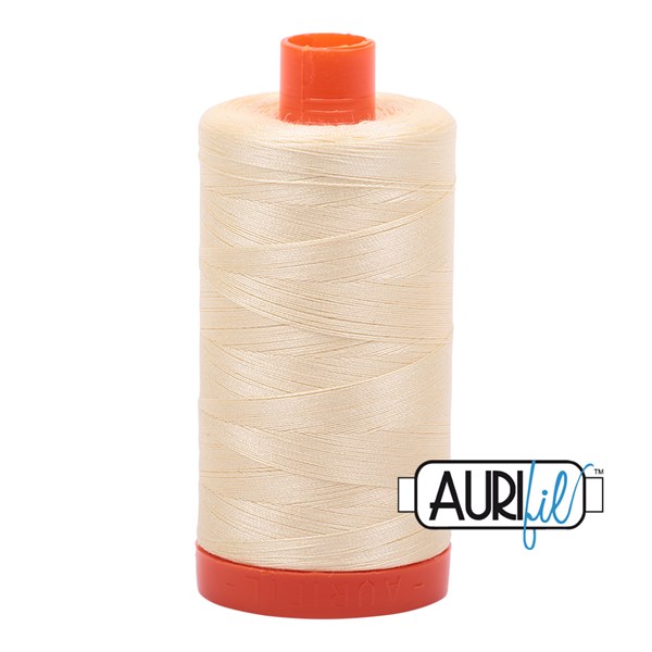 Aurifil 50wt Thread | 1422 Yards - Light Lemon 2110