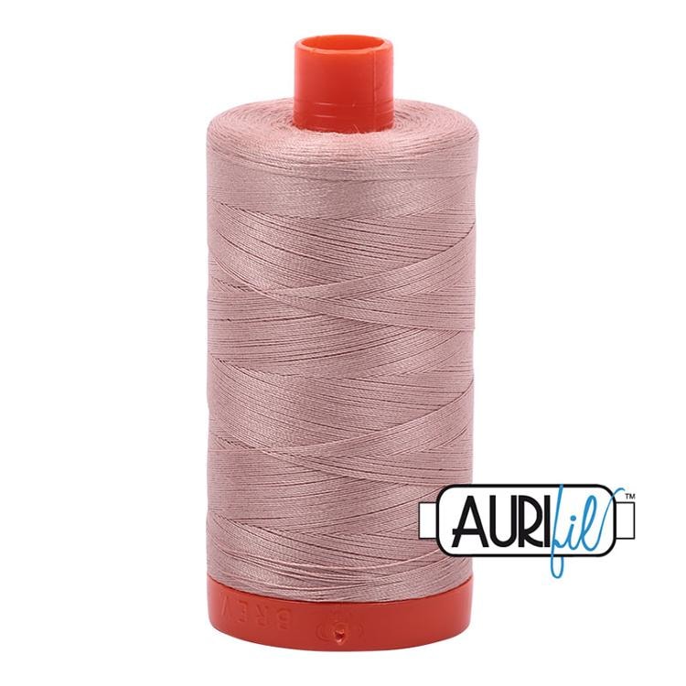 Aurifil 50wt Thread | 1422 Yards - Antique Blush 2375