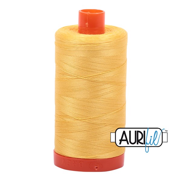 Aurifil 50wt Thread | 1422 Yards - Pale Yellow 1135