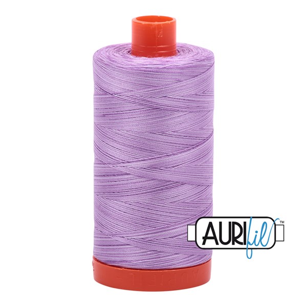 Aurifil 50wt Thread | 1422 Yards - Variegated French Lilac 3840