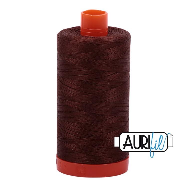 Aurifil 50wt Thread | 1422 Yards - Chocolate 2360