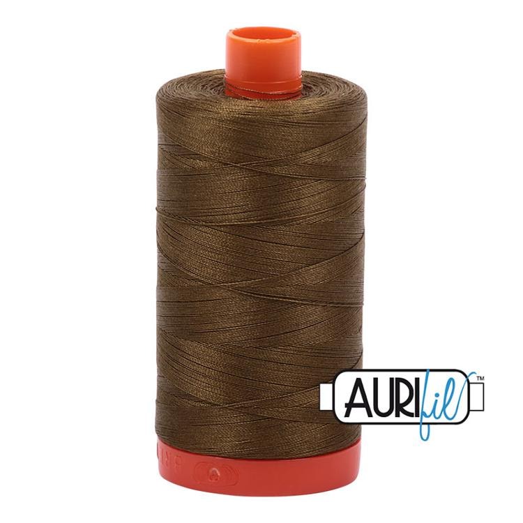 Aurifil 50wt Thread | 1422 Yards - Dk Olive 4173