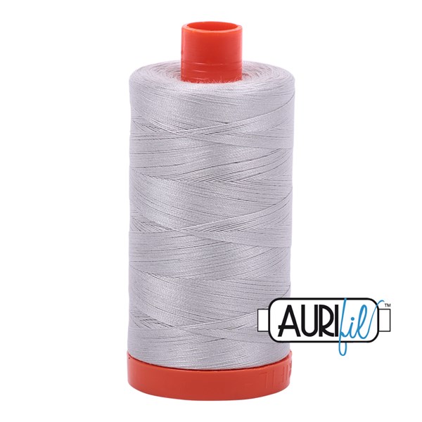 Aurifil 50wt Thread | 1422 Yards - Aluminum 2615