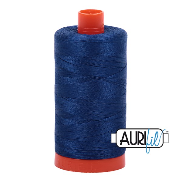 Aurifil 50wt Thread | 1422 Yards - Dark Delft Blue 2780