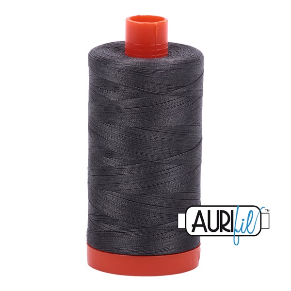 Aurifil 50wt Thread | 1422 Yards - Pewter 2630