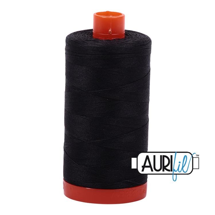Aurifil 50wt Thread | 1422 Yards - Very Dark Grey 4241