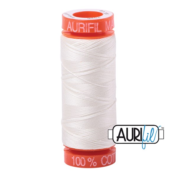 Aurifil 50wt Thread | 220 Yards - Chalk 2026