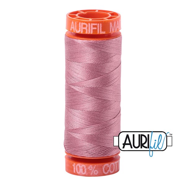 Aurifil 50wt Thread | 220 Yards - Victorian Rose 2445