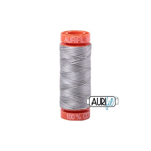 Aurifil 50wt Thread | 220 Yards - Silver Fox 4670